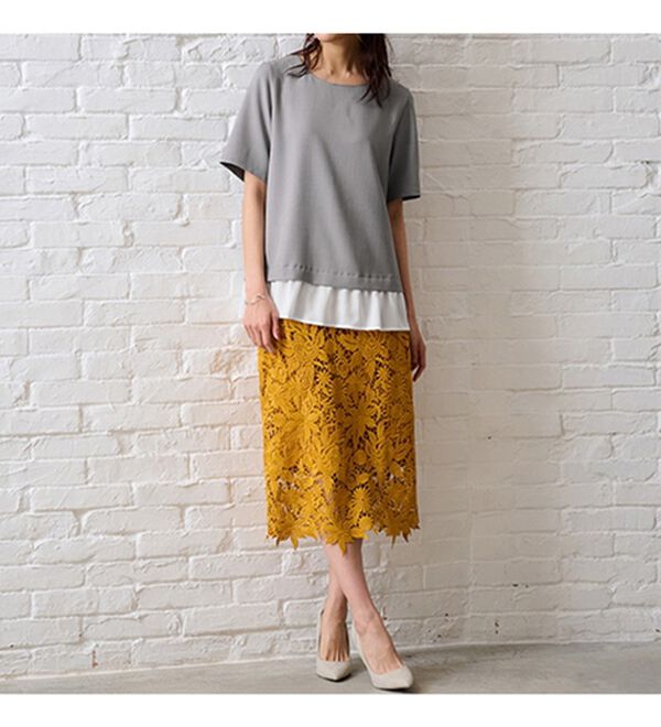 RANAN（ラナン）の「ひんやり！洗える麻調カセット服シリーズ（ブラウス）」｜詳細画像