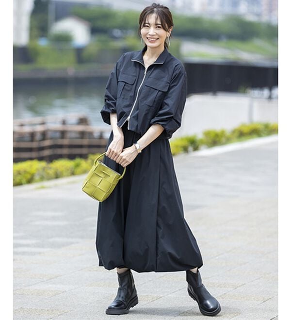 BELLUNA（ベルーナ）の「はっ水！ナイロンバルーンジャケット（ブルゾン）」｜詳細画像