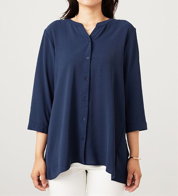 BELLUNA（ベルーナ）の「【新色追加】機能付！バックプリーツチュニック（チュニック）」｜詳細画像