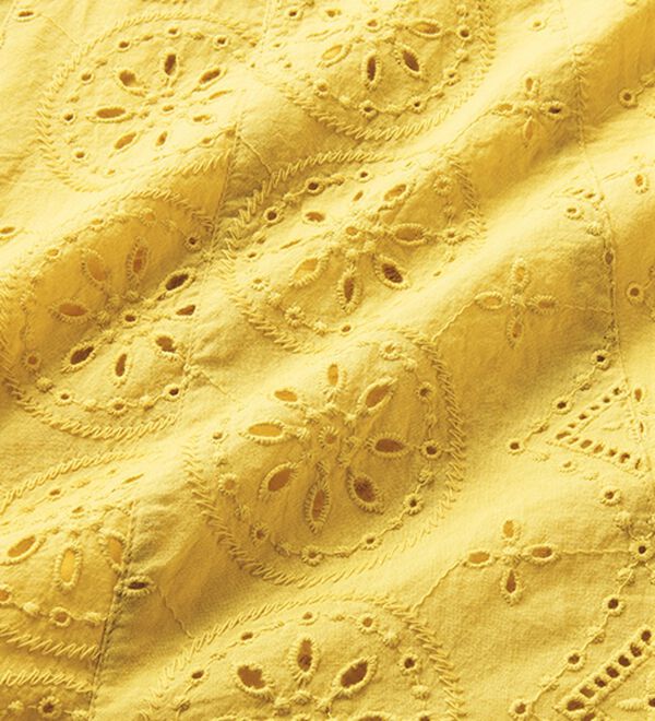 ルフラン（ルフラン）の「刺しゅうレースの切替ブラウス（ブラウス）」｜詳細画像