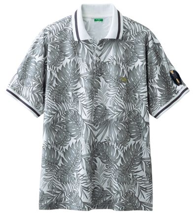 「＜オーシャンパシフィック＞リーフ柄サーフポロシャツ（メンズパーカー）」