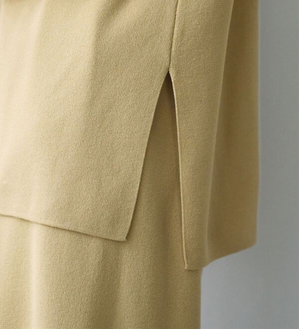 BELLUNA（ベルーナ）の「ゆるっとキレイ！ニット素材リラックスセットアップ（セットアップ）」｜詳細画像