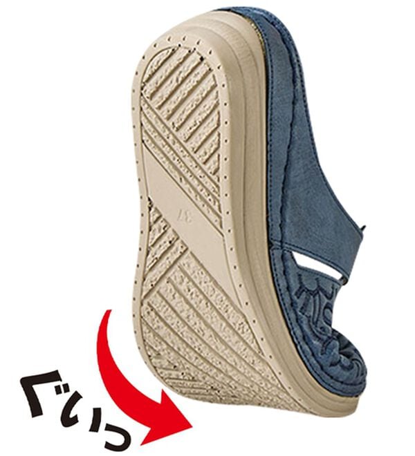 BELLUNA（ベルーナ）の「刺しゅうデザイン柔らかソールミュール（サンダル・ミュール）」｜詳細画像