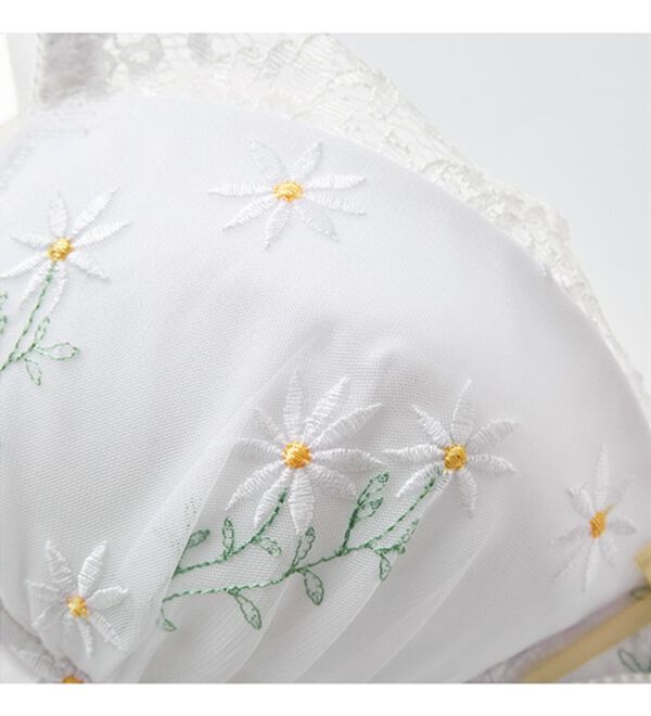 YU'NOW（ユナウ）の「ぷるるん谷間のノンワイヤーブラ＆ショーツ（ブラジャー＆ショーツセット）」｜詳細画像