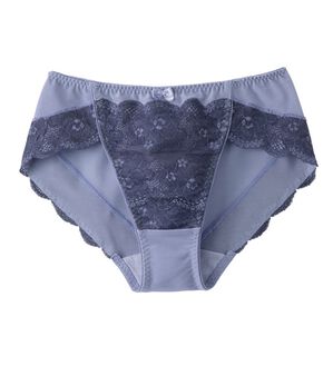 YU'NOW（ユナウ）の「スキッとスリムショーツ　～配色カラー～（ショーツ）」｜ラベンダー系