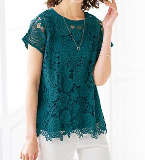 BELLUNA（ベルーナ）の「【Ｌａｇｒｉｌｕａ】ケミカルレースアンサンブル（アンサンブル）」｜詳細画像