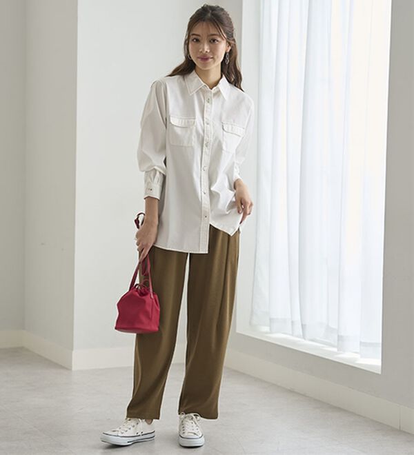 BELLUNA（ベルーナ）の「Ｇジャン未満の軽やかライトオンスデニムシャツ（シャツ）」｜詳細画像