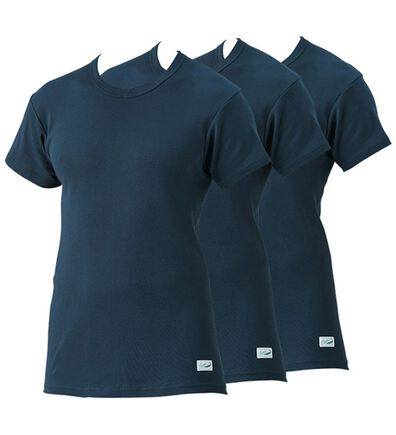 「【３枚組】＜クロコダイル＞脇に縫い目のない筒編綿１００％インナー（メンズ肌着・インナーウェア）」