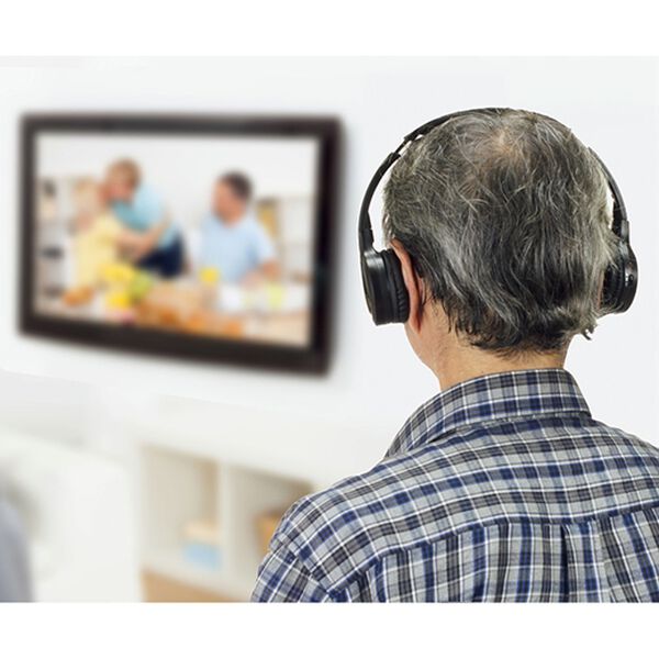 「コードレスヘッドホン楽々聴くちゃん（テレビ・オーディオ・カメラ機器）」｜詳細画像