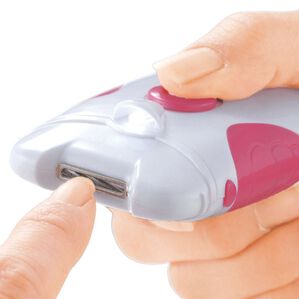 「拡大鏡付ＬＥＤライト付電動爪削り（その他美容・健康機器）」｜詳細画像