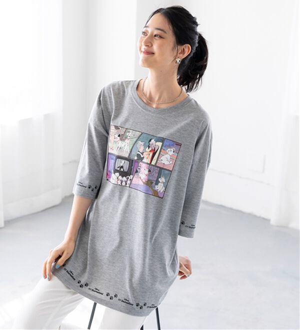 「＜Ｄｉｓｎｅｙ＞ディズニー映画ＰＨＯＴＯ風Ｔシャツ（チュニック）」｜詳細画像
