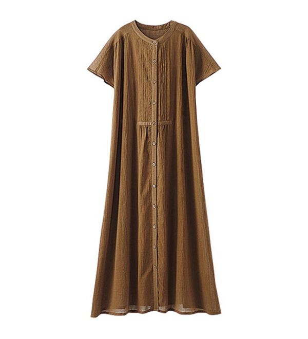 BELLUNA（ベルーナ）の「綿１００％ピンタックデザインワンピース（その他ワンピース）」｜詳細画像