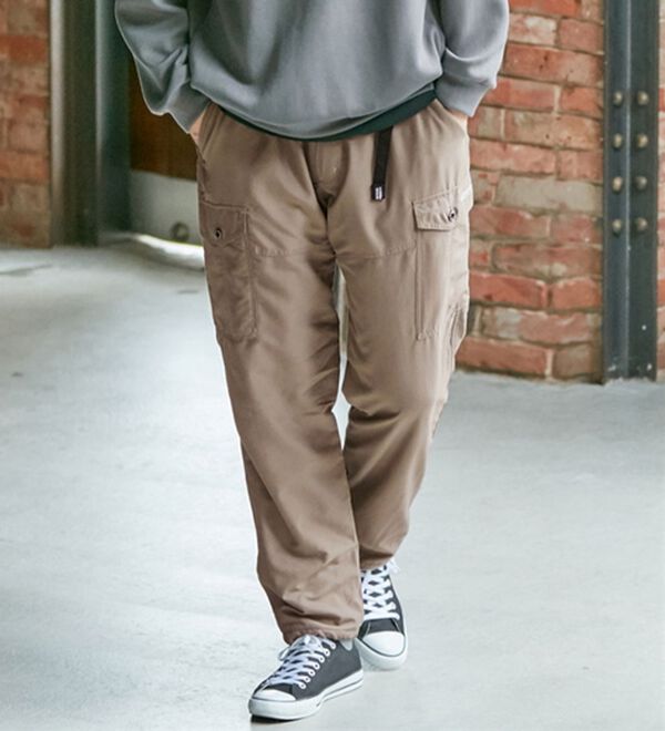 OUTDOOR＞裏フリースカーゴパンツ - ベルーナ【公式】