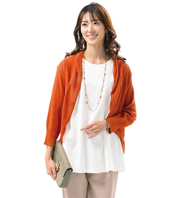 ルフラン（ルフラン）の「１枚でサマになる！ノースリーブプルオーバー（カットソー）」｜詳細画像