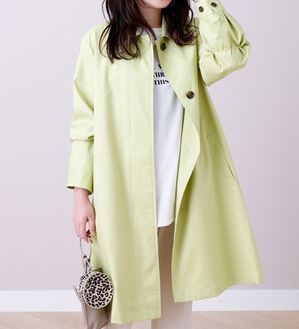 BELLUNA（ベルーナ）の「防風仕様ステンカラーコート（ロングコート）」｜詳細画像