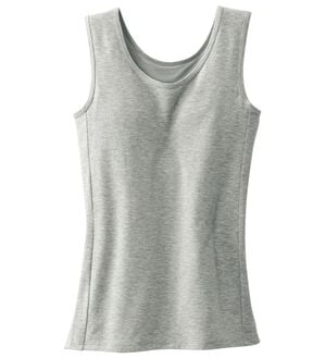 「ミセスのための究極ブラトップ（肌着・インナーウェア）」｜杢グレー