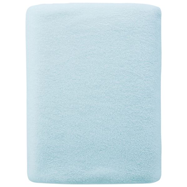 「三方開き敷ふとんカバー２枚組（掛布団カバー）」｜タオル地ブルー