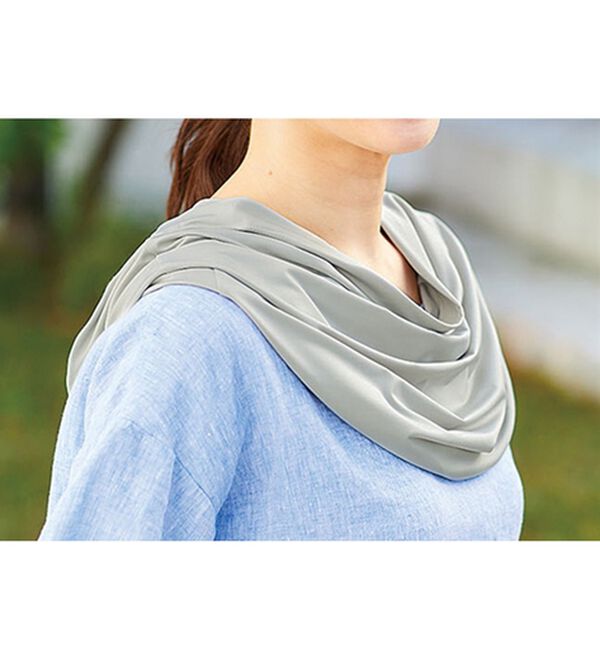 BELLUNA（ベルーナ）の「日傘より便利な接触冷感スヌード（ストール・スカーフ・マフラー）」｜詳細画像