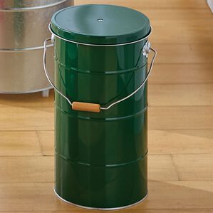 「オバケツ　ライスストッカー（保存容器・米びつ）」｜グリーン