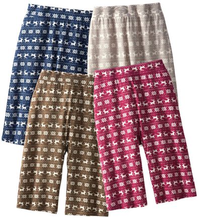 「【４色組】１枚でぽかぽか！北欧柄ショーツ（ショーツ）」