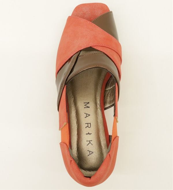 BELLUNA（ベルーナ）の「４Ｅパッチワークオープントゥパンプス（パンプス）」｜詳細画像