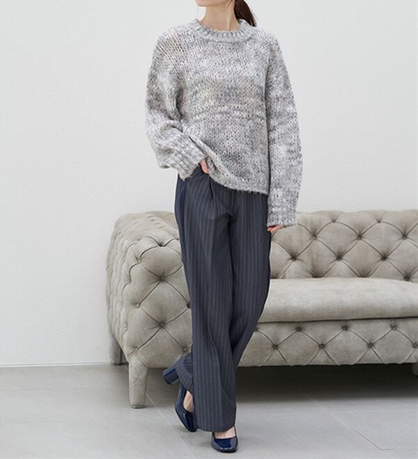 RANAN（ラナン）の「ミックスカラーシャギーニット（ニット・セーター）」｜詳細画像