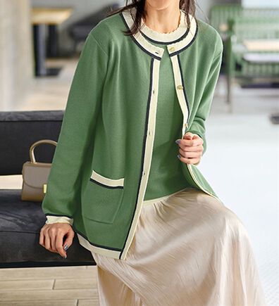 BELLUNA（ベルーナ）の「お出かけ用きれいめコーデ配色アンサンブル（アンサンブル）」