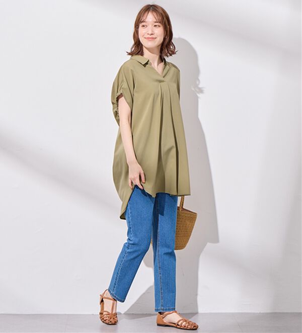 Viola e Viola（ヴィオラ エ ヴィオラ）の「袖シャーリングチュニック（チュニック）」｜詳細画像