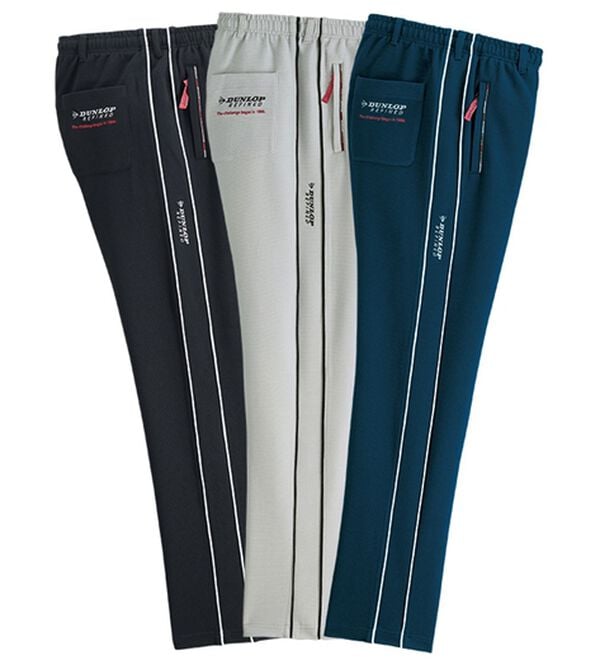 「【３本組】＜ダンロップ・リファインド＞さらっとポケット安心リラックスパンツ（メンズルームウェア）」｜3本組