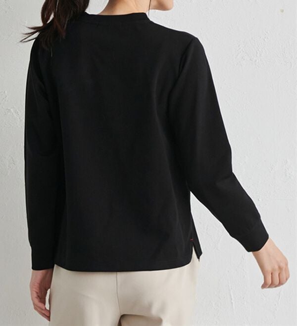 RANAN（ラナン）の「ロゴ入りロングＴシャツ＜ｍａｒｉｅ　Ｃｌａｉｒｅ　ＳＰＯＲＴ＞（カットソー）」｜詳細画像