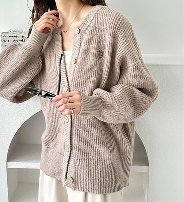 GeeRA（ジーラ）の「【Ｕ．Ｓ．ＰＯＬＯ　ＡＳＳＮ】ニットカーディガン（ニットカーディガン）」｜詳細画像