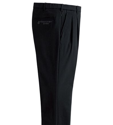 「＜コムルヴァン・オム＞＋８．９&deg;Ｃの素材ツータックチノパンツ（メンズチノパンツ）」