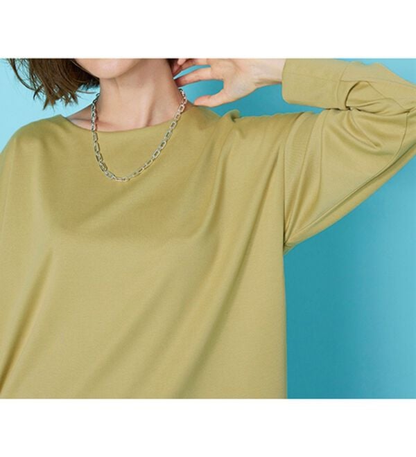 BELLUNA（ベルーナ）の「もちっとなめらか！大人顔サマ見えプルオーバー（カットソー）」｜詳細画像