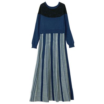 RANAN（ラナン）の「ジャカードニットワンピース（ニットワンピース）」