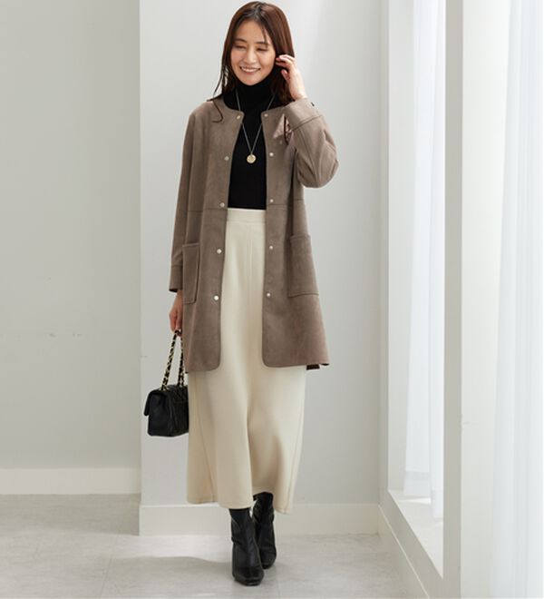 BELLUNA（ベルーナ）の「フェイクスエード切替デザインジャケット（その他ジャケット）」｜詳細画像