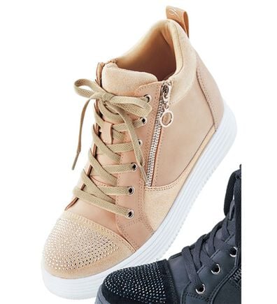 BELLUNA（ベルーナ）の「美脚魅せインヒールキラキラスニーカー（スニーカー）」