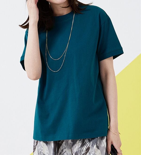 BELLUNA（ベルーナ）の「ヒンヤリ！綿１００％大人顔サマ見えＴシャツ（Tシャツ）」｜詳細画像