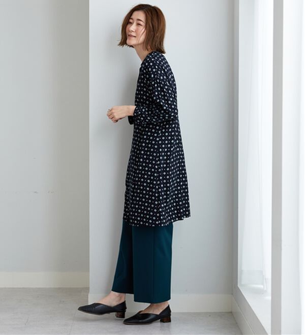 BELLUNA（ベルーナ）の「【接触冷感】レーヨン素材ウエストタック使いワンピース（その他ワンピース）」｜詳細画像