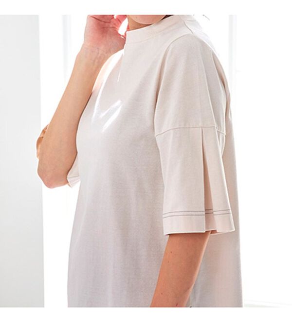 BELLUNA（ベルーナ）の「ひんやりキシリトール加工綿１００％プルオーバー（カットソー）」｜詳細画像