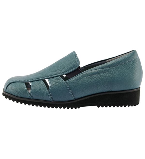 ルフラン（ルフラン）の「柔らかレザーの４Ｅグルカ風デザインシューズ（スリッポン）」｜詳細画像