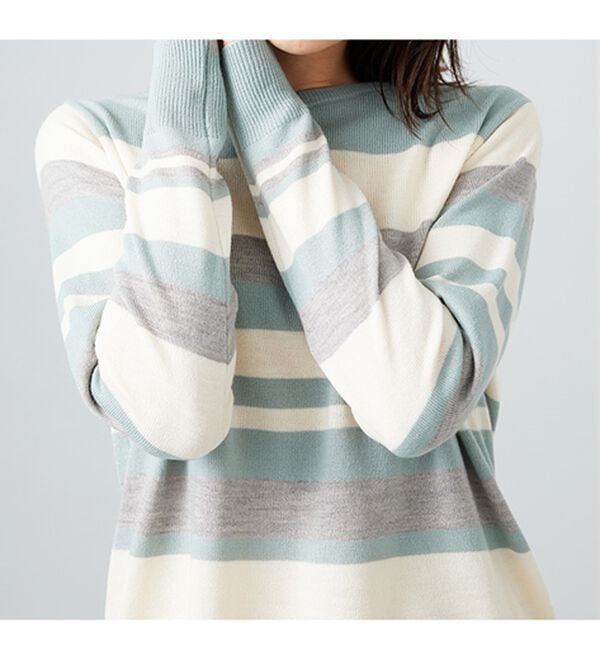 BELLUNA（ベルーナ）の「カシミヤタッチニットチュニック（チュニック）」｜詳細画像