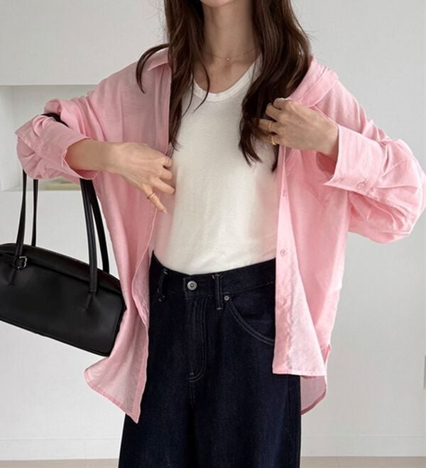 GeeRA（ジーラ）の「アソート柄オーバーサイズシャツ（シャツ）」｜詳細画像