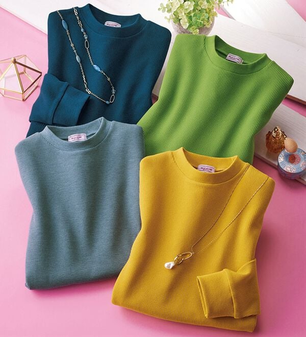 ルフラン（ルフラン）の「【４色組】やわらかワッフルプルオーバー（パジャマ・ルームウェア）」｜詳細画像