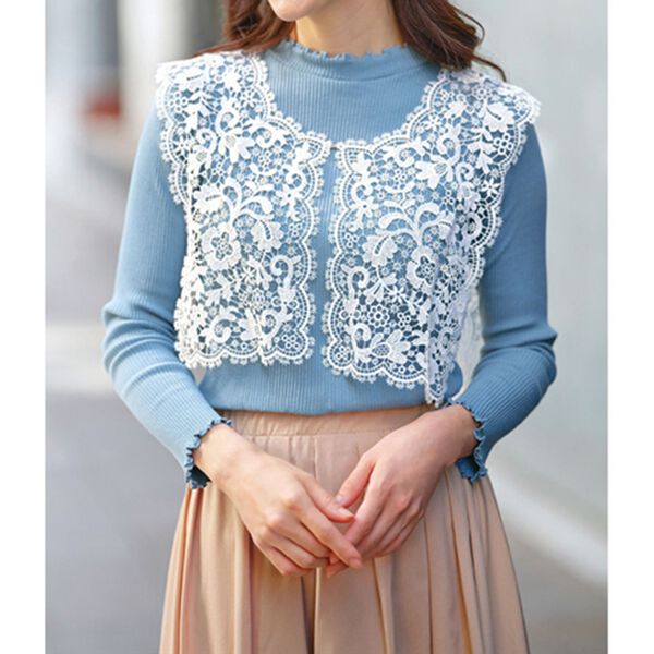 これ1つで上品魅せ！レースベスト - ベルーナ【公式】