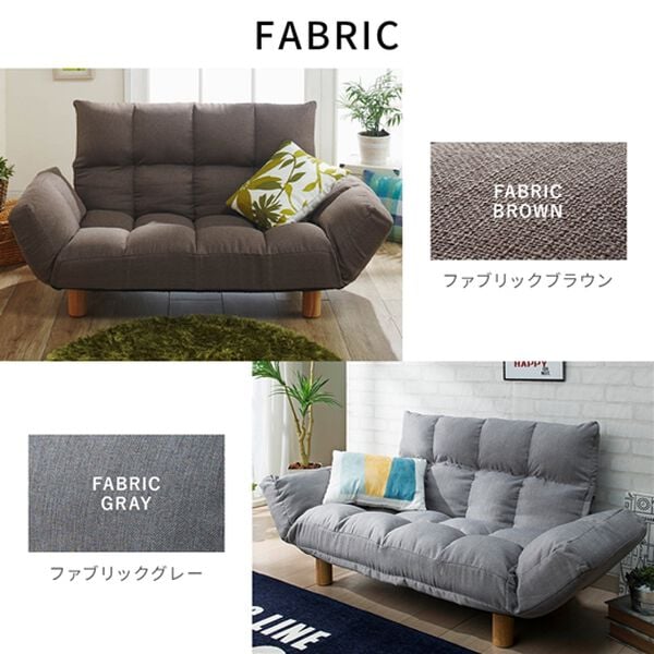 iellio（イエリオ）の「コンパクト脚付ふかふかカウチソファ　ＬＩＲＡＫＵ＜コンパクトソファ・ローソファ・１人掛け・２人掛け・一人暮らし・新生活＞（ソファ）」｜詳細画像