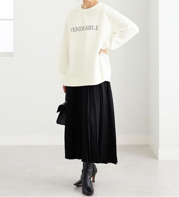 BELLUNA（ベルーナ）の「ロゴプリントダンボールプルオーバー（カットソー）」｜詳細画像