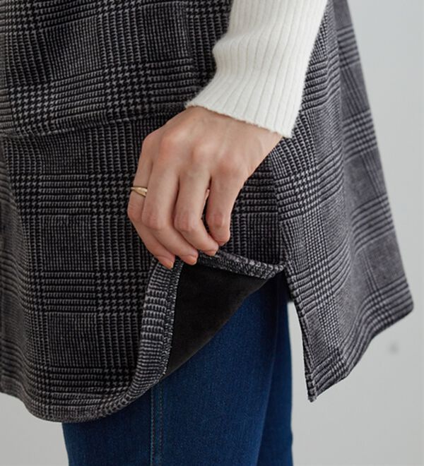 BELLUNA（ベルーナ）の「なめらか裏ベロアジャンパースカート（ジャンパースカート）」｜詳細画像