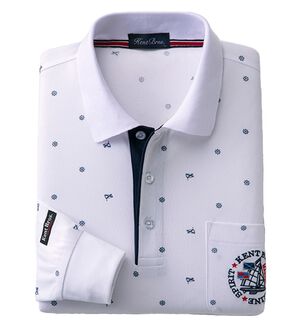 「≪ＴＶ限定★≫ＥＶＥＲＹＤＡＹ長袖ブランドポロシャツ（メンズポロシャツ）」｜マリン