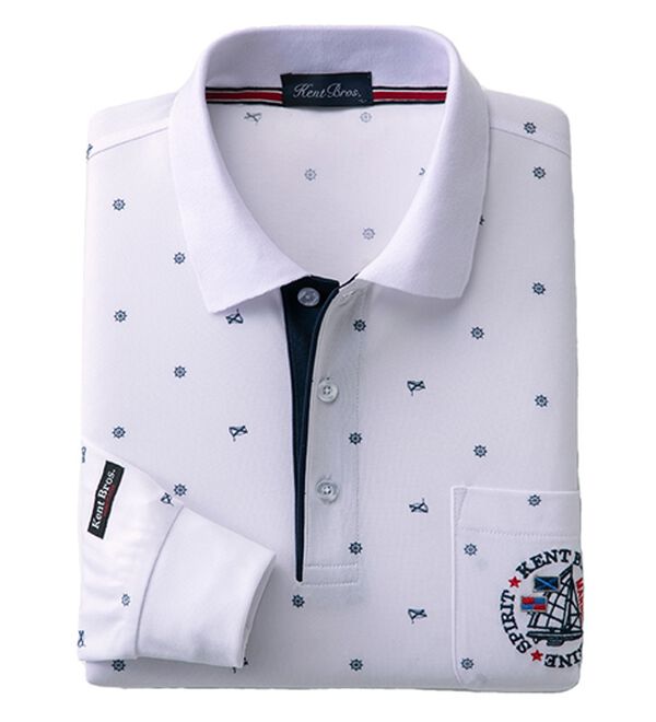 「≪ＴＶ限定★≫ＥＶＥＲＹＤＡＹ長袖ブランドポロシャツ（メンズポロシャツ）」｜マリン