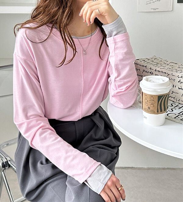 GeeRA（ジーラ）の「着回し自在！スラブシアートップス（カットソー）」｜詳細画像